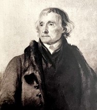 Thomas Jefferson Art Print Portrait 1942 History Ephemera Sully DWW6B - $367.32 MXN