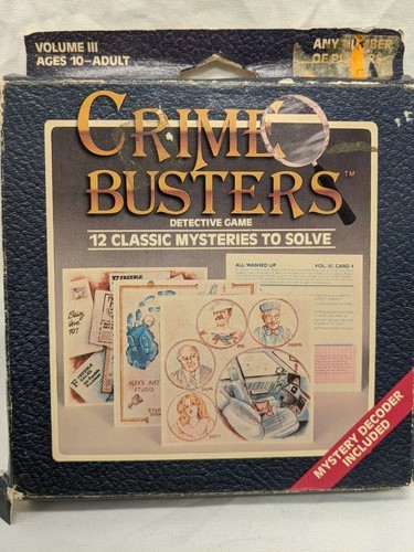 Crime Busters Detective Game Volume III Complete - $11.14