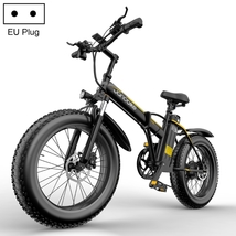 JANOBIKE E20 Foldable Electric Mountain Bike, 20&quot;Tires, Panasonic Battery, 1000W - £1,078.92 GBP