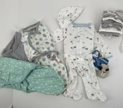 Carters Baby Boy One Piece Summer 3 Month Old Outfits Ocean Sharks Fish Whale - £8.83 GBP