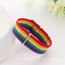 DAXI New Daisy Strap Bracelets For Girls Boys Women&#39;s Rainbow Wristband Bracelet - £10.68 GBP