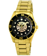 MENS WATCH FIRE FIGHTER METAL BAND/CASE ROTATING BEZEL 61Y - $99.95