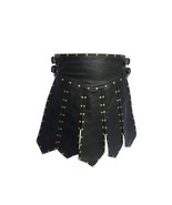 Men&#39;s Heavy Duty Real Leather Gladiator Kilt Pleated Kilt Roman LARP Cos... - $1,428.72 MXN