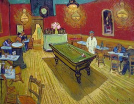 Vincent Van Gogh 1984 LITHOGRAPH +COA. The Night Café. Superb Vintage Art Print. - £177.96 GBP