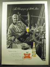 1958 Miller High Life Beer Ad - The Champagne of Bottle Beer - £14.50 GBP