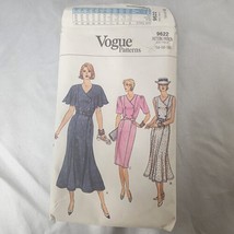 Vogue Patterns, 9622, Womens fitted dress sleeved or sleeveless, 1986 - $21.29