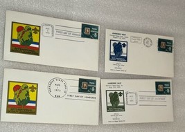 1973 BSA National Jamboree Covers 1st Day Of Jamboree 4 Covers - £10.27 GBP