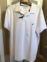 BNWTS Nautical Men’s XL White  SHORT SLEEVE  Button-up Collar SHIRT - $29.69