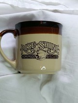 Vintage Hardee&#39;s Rise and Shine Ceramic Coffee Mug Cup 1984 - Beautiful! - £7.73 GBP