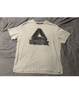 Reebok Men’s Gray 3XL Graphic T-Shirt Textured Logo Short Sleeve Tee - $272.06 MXN