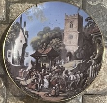Hersey Story of a Country Village 8&quot;Plates DanburyMint Wedding on the Gr... - $16.18