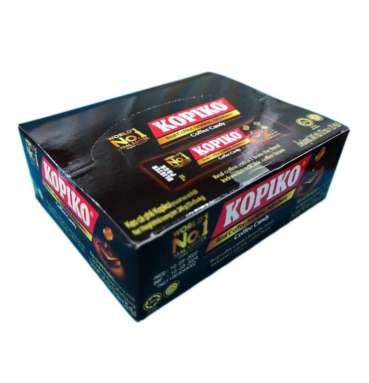 Primary image for 12 Packs Kopiko Coffee Candy Blister Pack Original Hard Candy (1 Box)