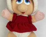 Vintage Miss Piggy 12&quot; Christmas Plush Doll 1987 Muppet Baby - Jim Henso... - $15.83