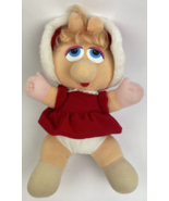 Vintage Miss Piggy 12&quot; Christmas Plush Doll 1987 Muppet Baby - Jim Henso... - £12.53 GBP