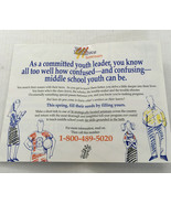 Vintage 1992 YMCS youth initiative one day seminar flyer for church lead... - $19.75