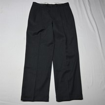 Vtg Bill Blass 36x32 Gray Super 110s 100% Wool Old Money Pleated Dress Pants - $49.99