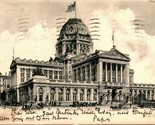 US Government Building and Post Office Chicago Illinois UDB 1900s Vtg Po... - $10.84