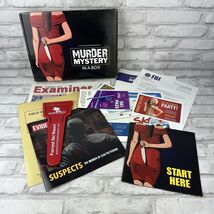 Murder Mystery In A Box Game The Murder of Leah Patterson New In Box - $12.59