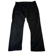 Calvin Klein Jeans Mens 38x32 Black Straight Leg Dark Wash Everyday Deni... - $24.88
