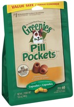 Greenies Pill Pockets for Capsules Chicken 1ea/60 ct, 15.8 oz - £25.28 GBP