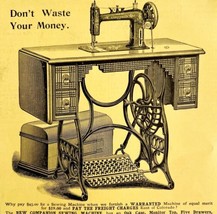New Companion Sewing Machine 1894 Advertisement Victorian Perry Mason 2 ... - £13.76 GBP