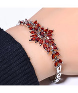 7CT Marquise Cut Lab-Created Ruby Diamond 14K White Gold plated Women&#39;s ... - $4,286.23 MXN