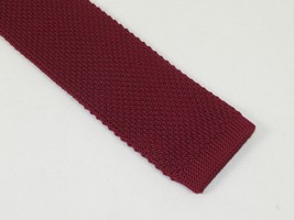 Men's Vitorofolo Italy Slim Tie Woven Fabric Fashionable RS-3 Burgundy image 3