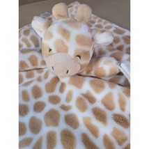 Carters Infant Lovey Giraffe Baby Security Blanket 14x14 Brown White - $23.55
