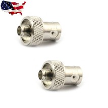 2X Bnc Female To Sma Female Jack Adapter Connector For Wouxun Two-Way - £12.01 GBP