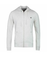 True Religion Classic Logo Zip Up Hoodie Oatmeal XXL NWT - $930.94 MXN