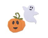 Sizzix Happy Halloween by Laura Kate Dies, Jack-O-Lantern &amp; Ghost - £12.66 GBP
