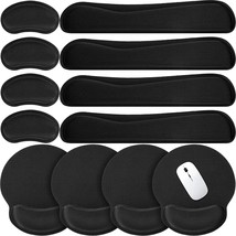 12 Pcs Keyboard Wrist Rest And Mouse Pad Wrist Support, Memory Foam Mouse Rest W - £54.68 GBP