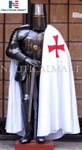 Medieval Templar Full Suit of Armor Dark Knight Costume - LARP - £717.72 GBP