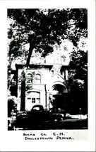 Vtg Postcard RPPC 1940s Doylestown Pennsylvania PA Bucks County Court House - £22.90 GBP