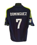 Real Madrid Adidas Jersey 2012 #7 Dominguez Medium  LLP Blue Rare? Error?  - €27,95 EUR