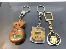 3 Vintage Souvenir Keyring Canary Islands Keychain Gran Canaria Ancien Porte-Clé - £14.10 GBP