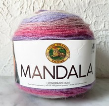 Mandala Lion Brand Acrylic Cake Yarn - 1 Skein Color Wood Nymph #200 - £7.38 GBP