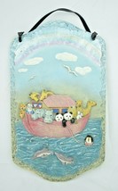 TCR Are We There Yet Noahs Ark 13&quot; Wall Hanging Plaque #LPL-62 Baby&#39;s Room - £13.03 GBP