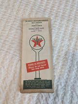 Vtg. 1951 Texaco Road Map Delaware, Maryland, Virginia, W.Virginia, Penn... - £4.65 GBP