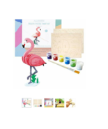 Allessimo 3D Paint Puzzle Reality Wooden (Flamingo - 22pcs) Model Paint ... - £22.87 GBP