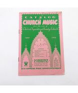 Catalog of Lorenz&#39;s Church Music 1934 for Choirs Organists &amp; Sunday Schools - $23.29 CAD
