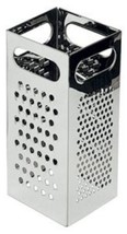 Four ( 4 ) Side Grater Stainless Steel ( New ) - £10.16 GBP