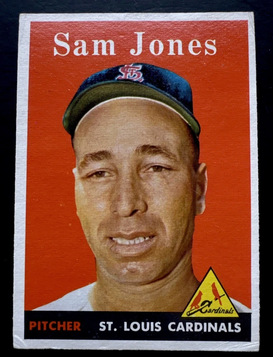 1958 TOPPS BASEBALL #287 SAM JONES ST LOUIS CARDINALS - $4.11