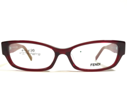 Fendi Eyeglasses Frames F942 615 Red Rectangular Full Rim 52-15-135 - $69.29