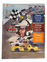 Winston Presents NASCAR Racing at Daytona, Talladega, &amp; Darlington Magazine 1989 - £13.23 GBP