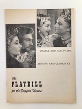 1952 Playbill Ziegfeld Theatre Wilfrid Hyde White in Caesar and Cleopatra - £14.90 GBP
