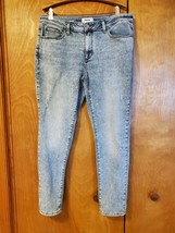 Sonoma Skinny Straight Stretch Soft Womens Faded Denim Blue Jeans Size 14  - £10.38 GBP