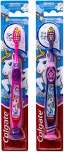 Colgate Kids Unicorn Toothbrush, with Suction Cup for Children 5+ Years Old, Ext - £18.37 GBP