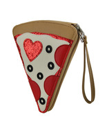Pizza Party Slice of the Pie Pepperoni Pizza Purse with Removable Wrist ... - £23.48 GBP