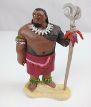 Disney Moana Chief Tui 3.5&quot; Collectible Figure - £6.19 GBP